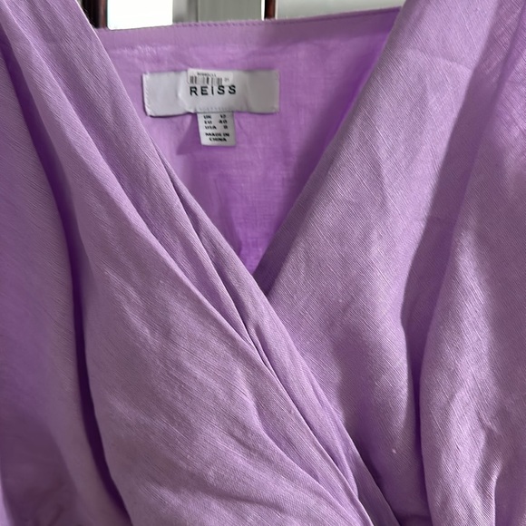 Reiss Esme Sheath Dress in Lilac ✨ - Picture 3 of 5